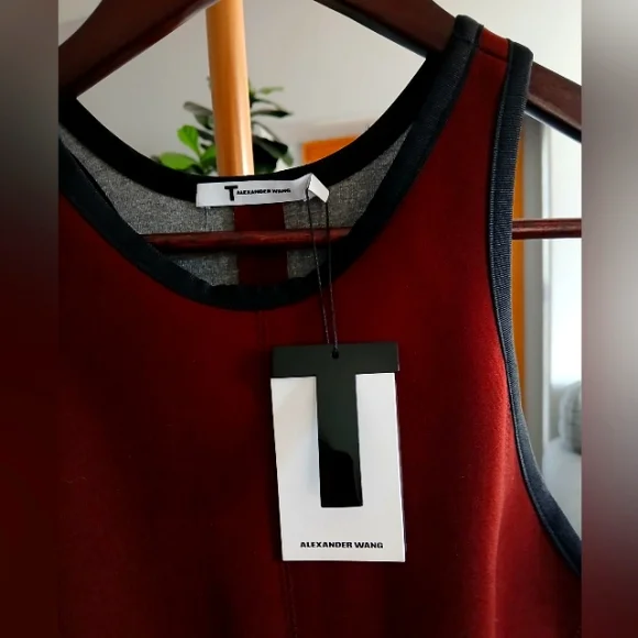 NWT T by Alexander Wang Pleated Mini Dress Size S - Picture 5 of 7